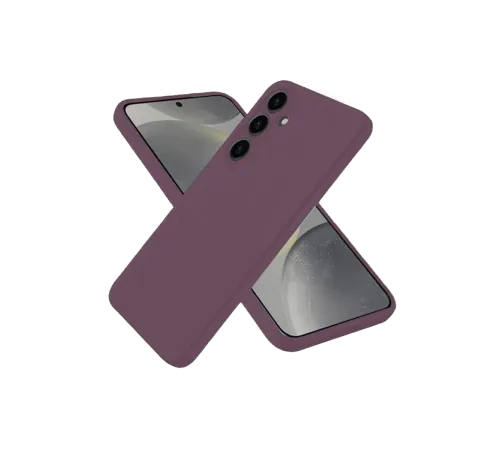 Samsung Galaxy A06 Kılıf First Silikon - Mürdüm