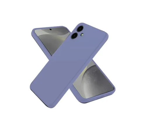 Samsung Galaxy A06 Kılıf First Silikon - Lila