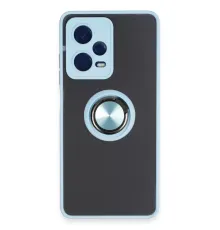 Xiaomi Redmi Note 12 5G Kılıf Montreal Yüzüklü Silikon Kapak - Buz Mavi