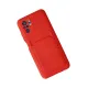 Xiaomi Redmi Note 10S Kılıf Kelvin Kartvizitli Silikon - Kırmızı