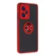 Xiaomi Redmi Note 12 5G Kılıf Montreal Yüzüklü Silikon Kapak - Kırmızı