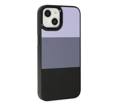 Apple iPhone 14 Plus Kılıf King Kapak - Lila-Siyah