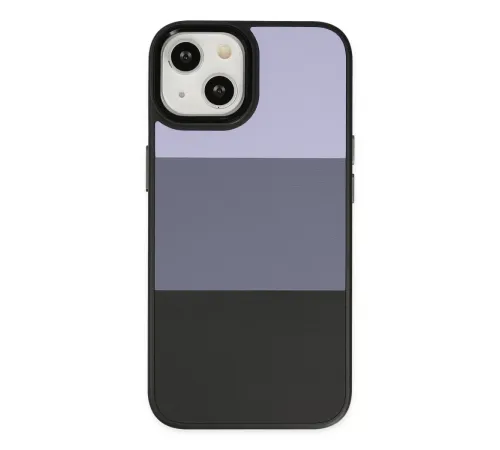 Apple iPhone 14 Plus Kılıf King Kapak - Lila-Siyah