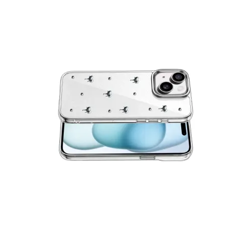 Apple iPhone 15 Plus Fiyonk Desenli Kapak - Desen 1