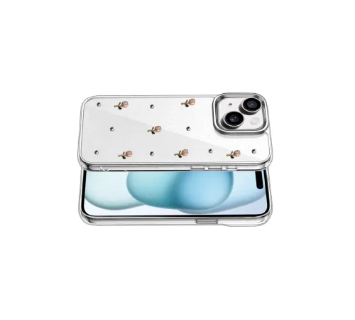 Apple iPhone 15 Plus Fiyonk Desenli Kapak - Desen 6