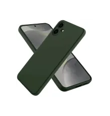 Samsung Galaxy A06 Kılıf First Silikon - Koyu Yeşil