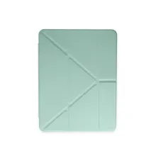Apple iPad Pro 12.9 (2021) Kılıf Kalemlikli Mars Tablet Kılıfı - Açık Yeşil