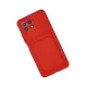 Xiaomi Mi 11 Kılıf Kelvin Kartvizitli Silikon - Kırmızı