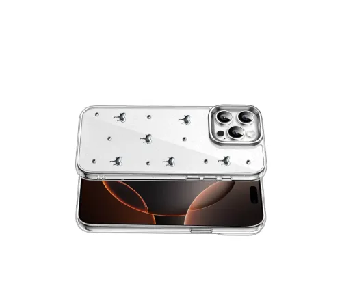 Apple iPhone 15 Pro Fiyonk Desenli Kapak - Desen 1