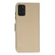 Samsung Galaxy A03S Kılıf Trend S Plus Kapaklı Kılıf - Gold