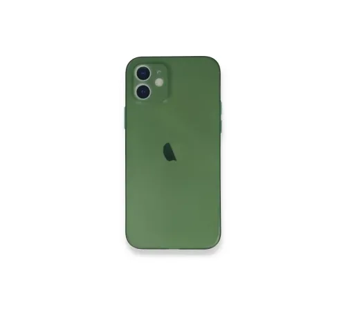 Apple iPhone 12 Mini Kılıf PP Ultra İnce Kapak - Yeşil
