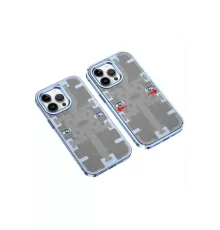 Apple iPhone 13 Pro Max Kılıf Mekanik Bumper Kapak - Mavi