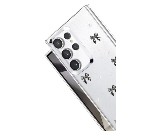 Samsung Galaxy S23 Ultra Fiyonk Desenli Kapak - Desen 8