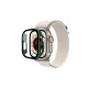 Apple Watch Ultra 49mm Desert Camlı Kasa Ekran Koruyucu - Koyu Yeşil