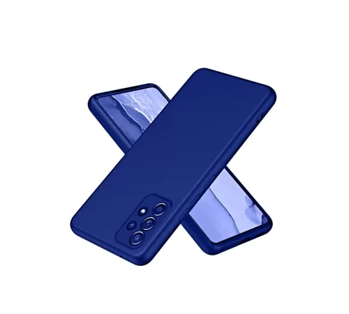 Samsung Galaxy A32 Kılıf First Silikon - Lacivert