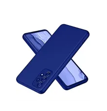 Samsung Galaxy A32 Kılıf First Silikon - Lacivert