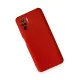 Xiaomi Redmi Note 10 Kılıf Nano içi Kadife Silikon - Kırmızı