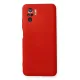 Xiaomi Redmi Note 10 Kılıf Nano içi Kadife Silikon - Kırmızı