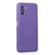 Xiaomi Redmi Note 10 Kılıf Nano içi Kadife Silikon - Mor