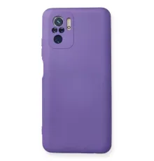 Xiaomi Redmi Note 10 Kılıf Nano içi Kadife Silikon - Mor