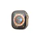 Apple Watch Ultra 49mm Legend Camlı Kasa Ekran Koruyucu - Siyah-Gold