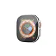 Apple Watch Ultra 49mm Legend Camlı Kasa Ekran Koruyucu - Siyah-Gümüş