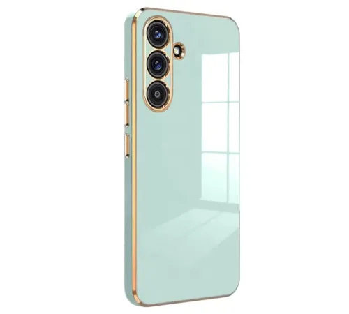 Samsung Galaxy S25 Plus Kılıf Volet Silikon - Açık Yeşil
