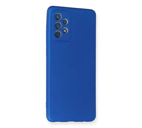 Samsung Galaxy A72 Kılıf First Silikon - Mavi