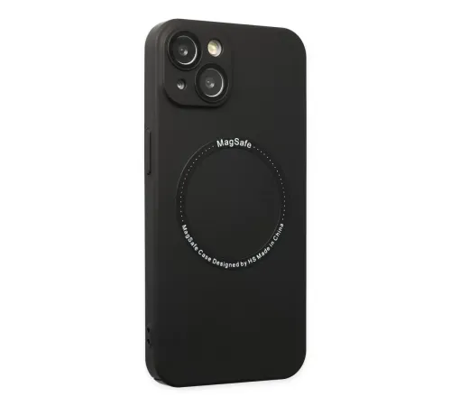 Apple iPhone 14 Plus Kılıf Jack Magneticsafe Lens Silikon - Siyah