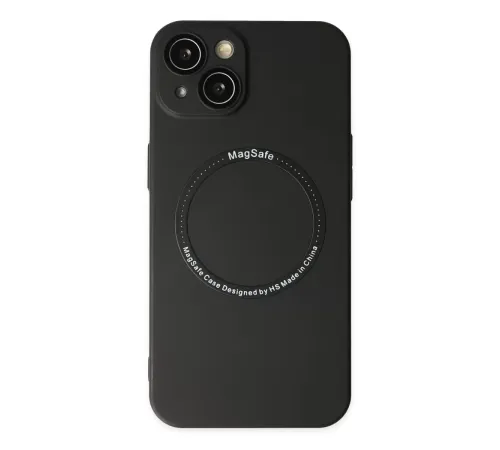 Apple iPhone 14 Plus Kılıf Jack Magneticsafe Lens Silikon - Siyah