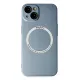 Apple iPhone 14 Plus Kılıf Jack Magneticsafe Lens Silikon - Sierra Blue