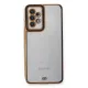 Samsung Galaxy A33 5G Kılıf Liva Lens Silikon - Siyah
