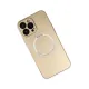 Apple iPhone 14 Pro Kılıf Jack Magneticsafe Lens Silikon - Gold