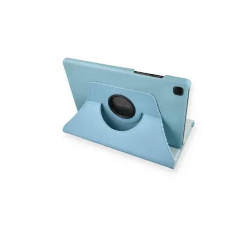 Samsung Galaxy Tab A7 10.4 Kılıf 360 Tablet Deri Kılıf - Turkuaz