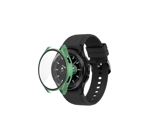 Watch 5 40mm Wall Camlı Kasa Ekran Koruyucu - Koyu Yeşil