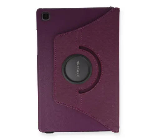 Samsung Galaxy Tab A7 10.4 Kılıf 360 Tablet Deri Kılıf - Mürdüm