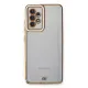 Samsung Galaxy A53 5G Kılıf Liva Lens Silikon - Beyaz