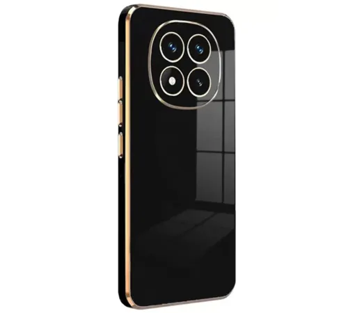 Xiaomi Redmi Note 14 Pro 4G Kılıf Volet Silikon - Siyah