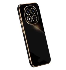 Xiaomi Redmi Note 14 Pro Plus Kılıf Volet Silikon - Siyah