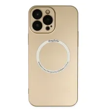 Apple iPhone 14 Pro Max Kılıf Jack Magneticsafe Lens Silikon - Gold