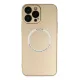 Apple iPhone 14 Pro Max Kılıf Jack Magneticsafe Lens Silikon - Gold
