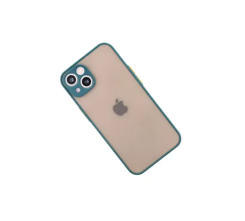 Apple iPhone 14 Kılıf Montreal Silikon Kapak - Yeşil