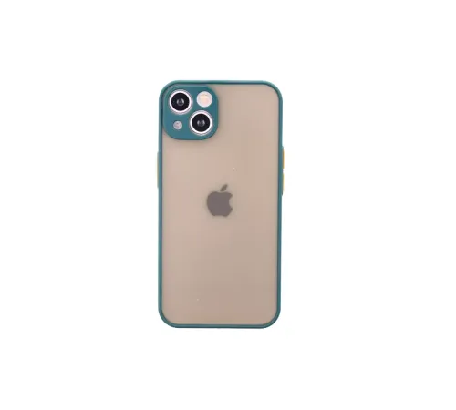 Apple iPhone 14 Kılıf Montreal Silikon Kapak - Yeşil