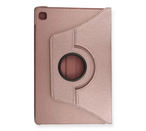 Samsung Galaxy Tab A7 10.4 Kılıf 360 Tablet Deri Kılıf - Rose Gold