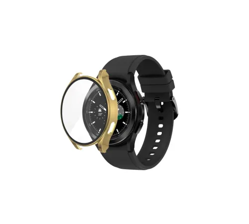 Watch 5 44mm Wall Camlı Kasa Ekran Koruyucu - Gold