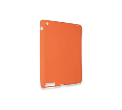 Apple iPad 4 9.7 Kılıf Evo Tablet Silikon - Turuncu