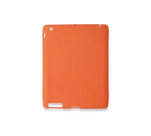 Apple iPad 4 9.7 Kılıf Evo Tablet Silikon - Turuncu