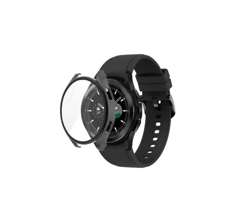 Watch 5 44mm Wall Camlı Kasa Ekran Koruyucu - Siyah