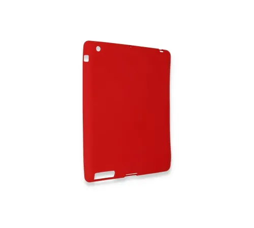 Apple iPad 4 9.7 Kılıf Evo Tablet Silikon - Kırmızı