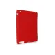 Apple iPad 4 9.7 Kılıf Evo Tablet Silikon - Kırmızı